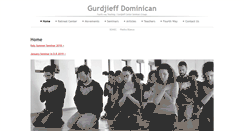 Desktop Screenshot of gurdjieffdominican.com